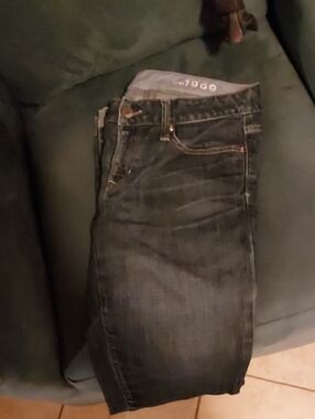 Women Dark Wash Jeans - Gap